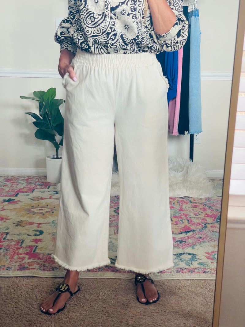 Going Places Pant-Cream